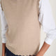 Fleurine Scallop Tank - Oat Marl