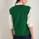 Fleurine Scallop Tank - Dark Jade Green