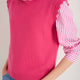 Fleurine Scallop Tank - Raspberry Pink