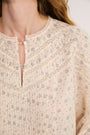 Flora Blouse - Floral Jacquard