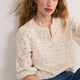 Flora Blouse - Floral Jacquard