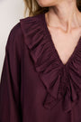 Florence Blouse - Aubergine