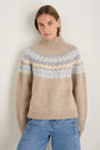 Florence Fairisle Jumper - Oat
