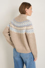 Florence Fairisle Jumper - Oat
