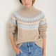 Florence Fairisle Jumper - Oat