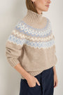 Florence Fairisle Jumper - Oat