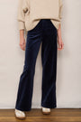 Florence Flare Velvet Trouser - Midnight