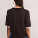 Florrie Double Layered Knitted Top - Chocolate/Oat