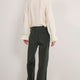 Flossie Carpenter Flare Cord Trouser - Olive