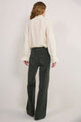 Flossie Carpenter Flare Cord Trouser - Olive