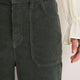 Flossie Carpenter Flare Cord Trouser - Olive