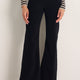 Flossie Carpenter Flare Cord Trouser - Black