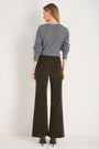 Flossie Carpenter Flare Cord Trouser - Dark Olive