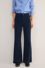 Flossie Carpenter Flare Cord Trouser - Midnight