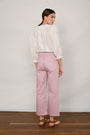 Flossie Carpenter Flare Cropped Jean - Mauve