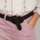 Flossie Carpenter Flare Cropped Jean - Mauve