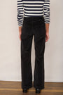 Flossie Carpenter Flare Velvet Trouser - Black
