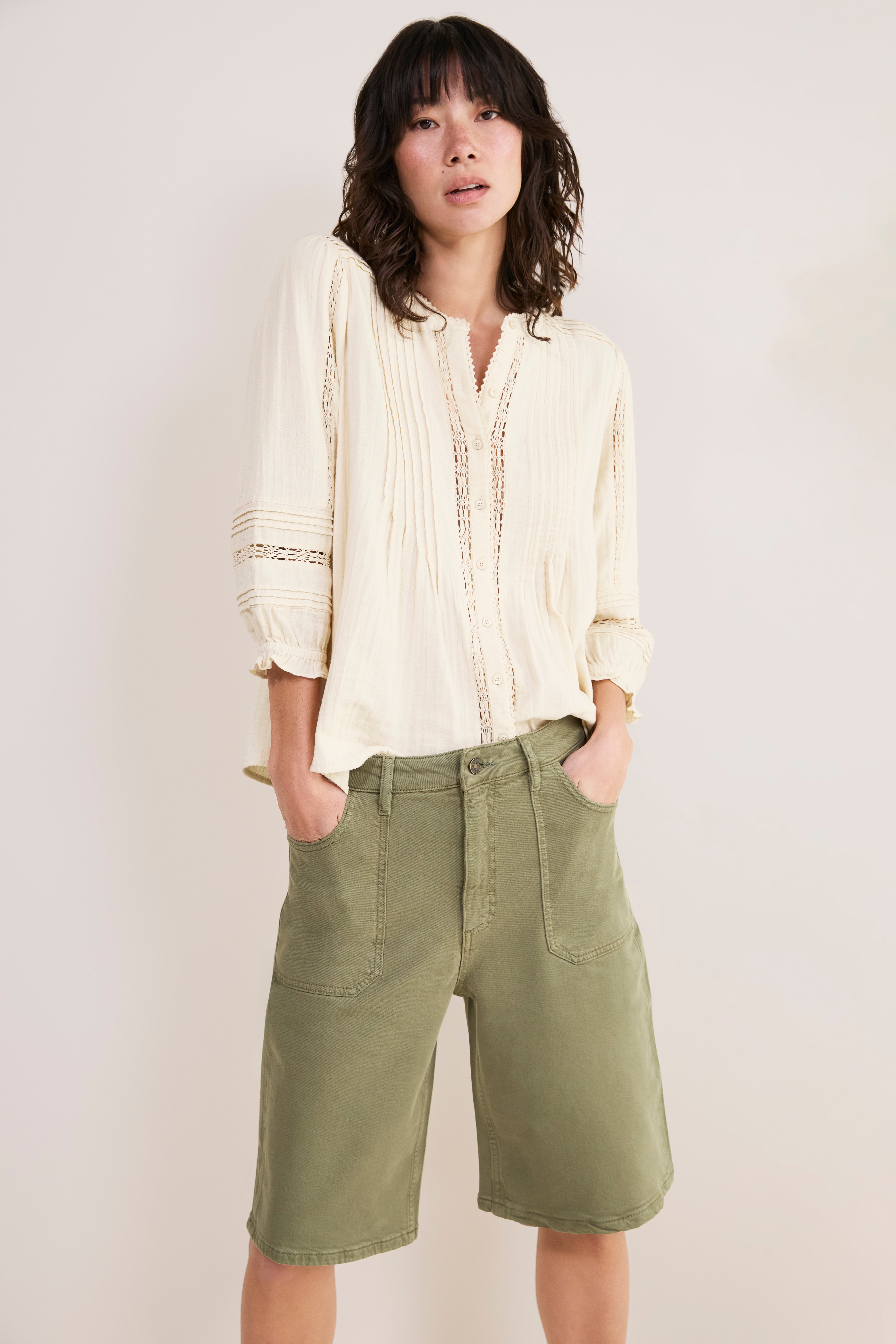 Flossie Carpenter Short - Khaki