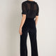Flossie Cotton Velvet Trouser - Black