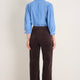 Flossie Cotton Velvet Trouser - Cocoa