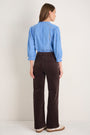 Flossie Cotton Velvet Trouser - Cocoa
