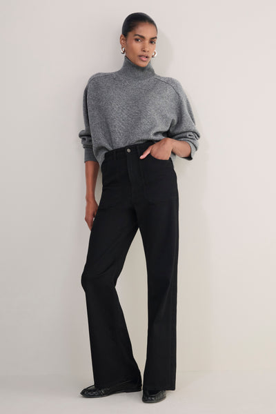 Flossie Flare Jean - Black