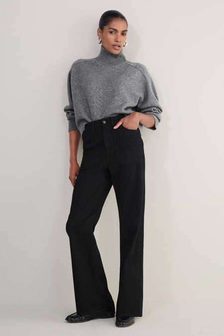 Flossie Flare Jean - Black