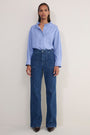 Flossie Flare Jean - Mid Wash