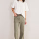 Flossie Flare Jean - Soft Khaki