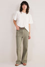 Flossie Flare Jean - Soft Khaki