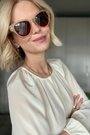 WYSE x FINLAY Henrietta Sunglasses - Nude