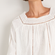 Melody Square Neck Top - Ivory