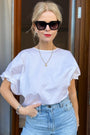 Cath x WYSE Charlotte Top - White