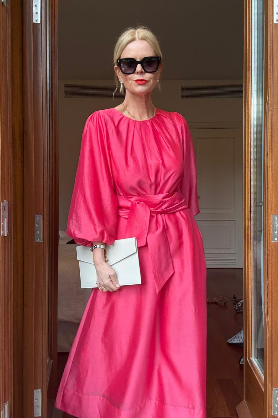 Cath x WYSE Lauren Dress - Raspberry Pink