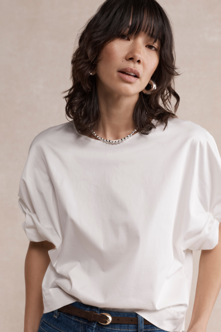 Cath x WYSE Charlotte Top - White