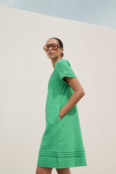 Otti Short Dress - Jade Green