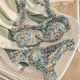 Cassis Bikini Top - Multi Meadow Garden