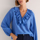 Florence Blouse - Soft Cobalt