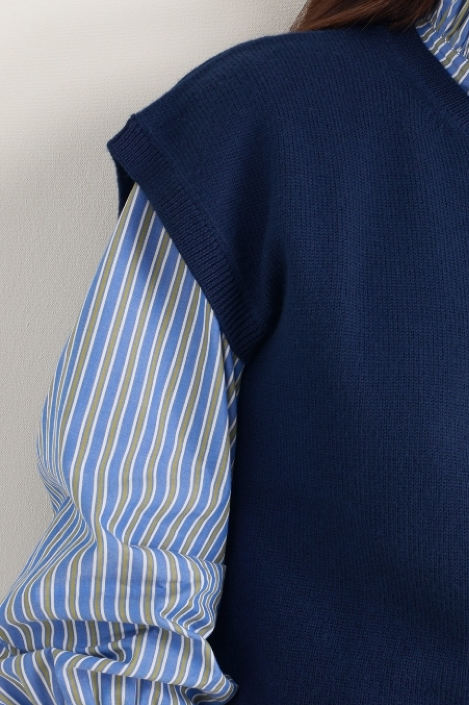 Fleur Merino Tank - Midnight