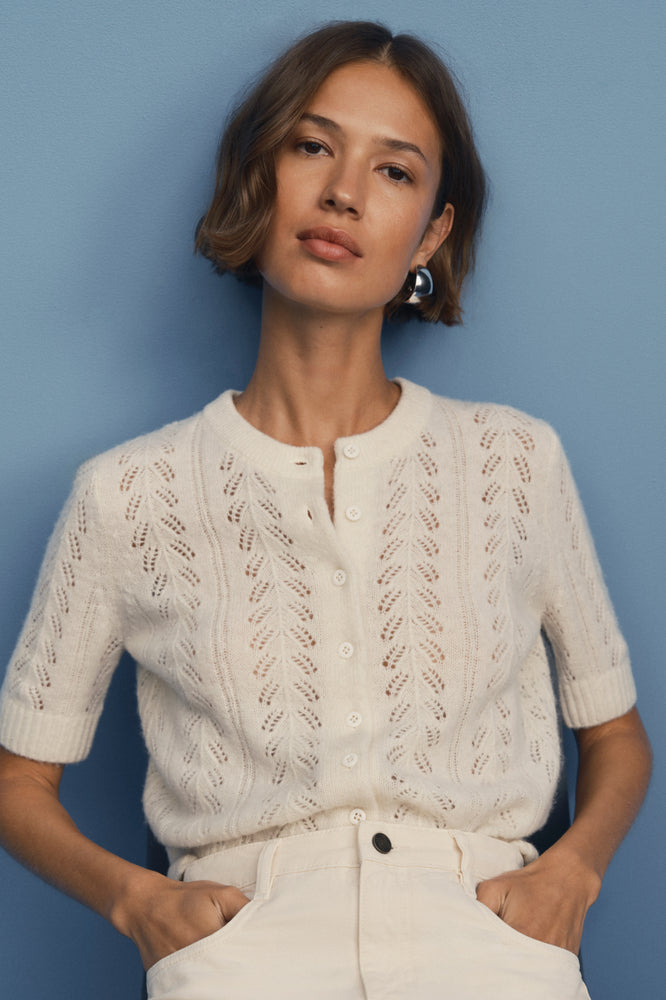 Elodie Cardigan - Ivory