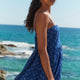 Maddison Dress - Soft Cobalt Shibori