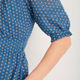 Piper Dress - Chambray Geo Stamp