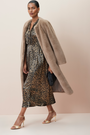 Cameron Long Length Faux Fur Coat - Mink