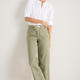 Camille Tie Horseshoe Trouser - Eucalyptus