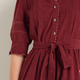 Klara Cord Dress - Merlot