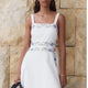 Reina Dress - Ivory Embroidered