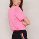 Fleurine Linen Cotton Knit Top - Candy Pink