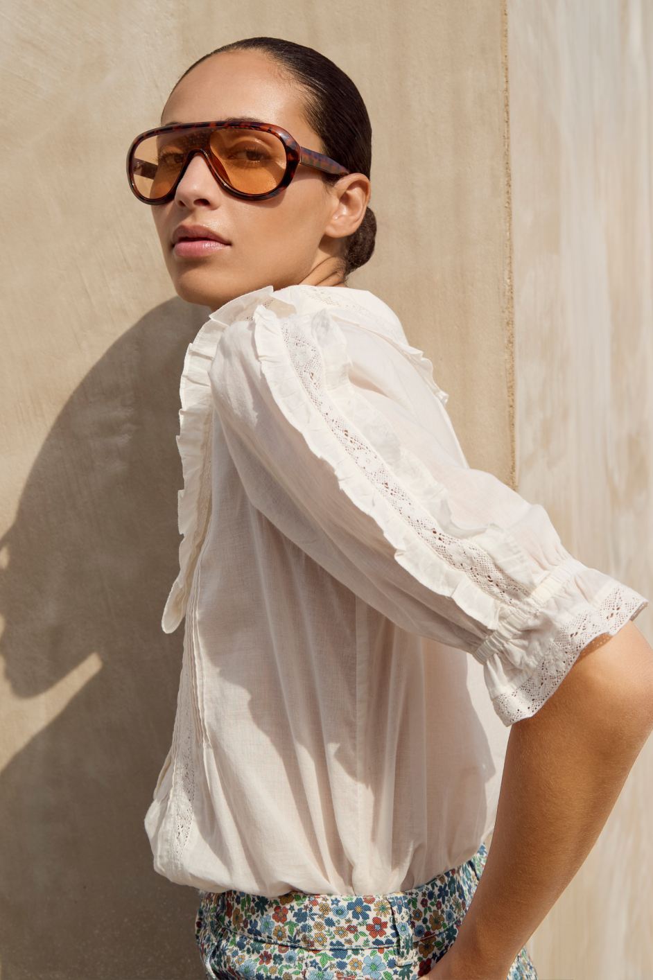 Sienna Blouse - Ivory