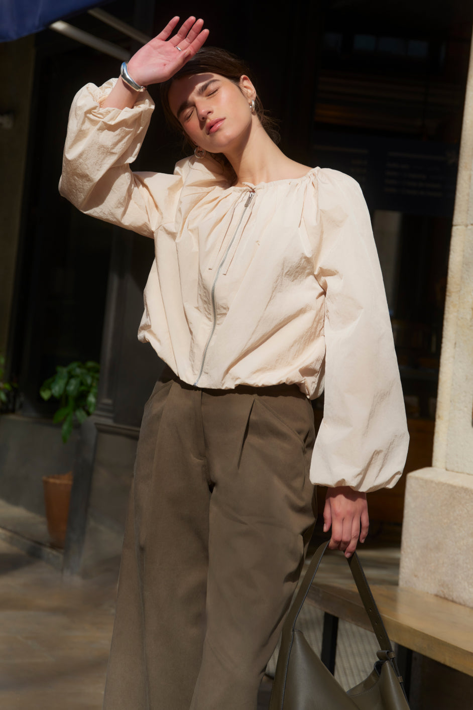 Penelope Puffball Jacket - Dusky Pink