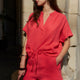 Thandie Linen Short - Watermelon